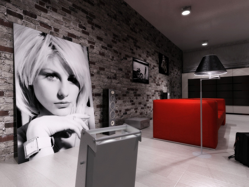 черно-белый инерьер черно-белый инерьер