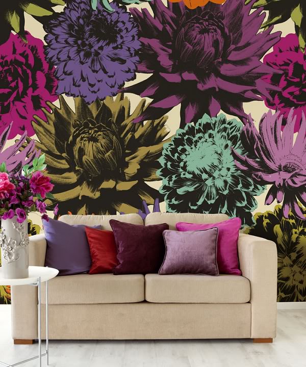 обои с цветочным принтом Eijffinger обои с цветочным принтом Eijffinger