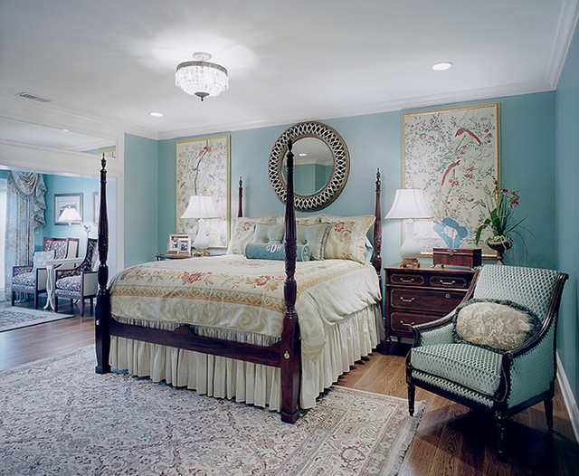 спальня в светло-голубых тонах спальня в светло-голубых тонах