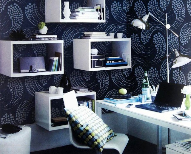 кабинет в морском стиле кабинет в морском стиле