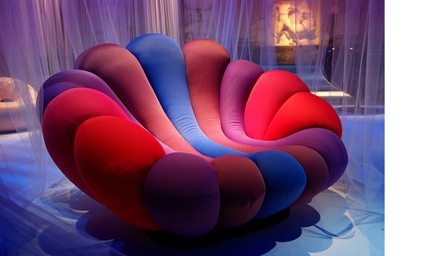 кресло в форме морского цветка кресло в форме морского цветка